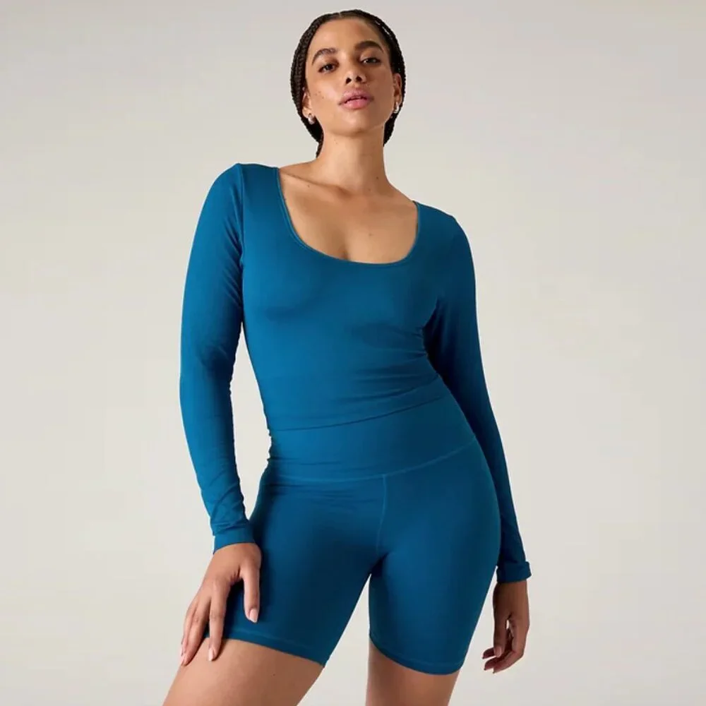 NWT Athleta Aurora Seamless Top - Picture 3 of 14